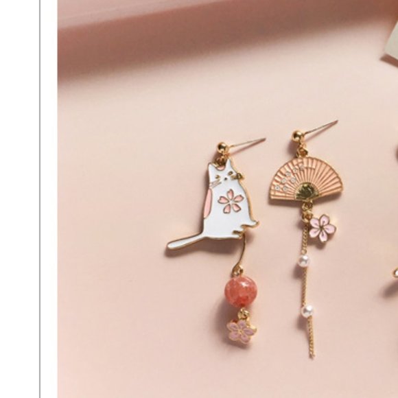 💙💕Last one Strawberry Stones Cat Sakura Flower - Picture 2 of 11